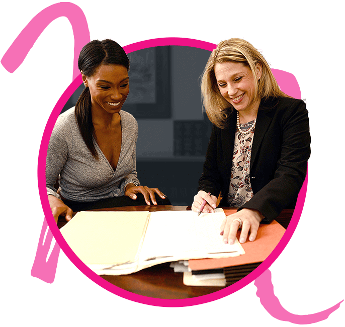 Attorney Melissa Rosenblum working in her office